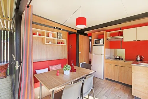 Location - Chalet Panoramique - image n°2 - Camping de la Plage - Alpes, Vercors et Trièves