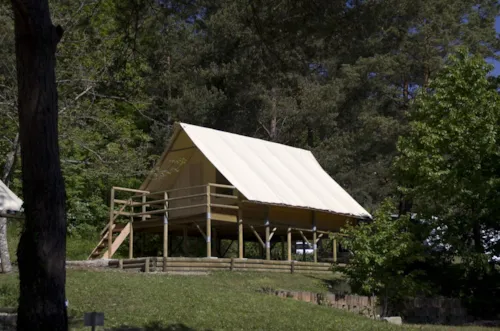 Accommodation - Trapper Tent - Wood Stove - image n°1 - Camping de la Plage - Alpes, Vercors et Trièves