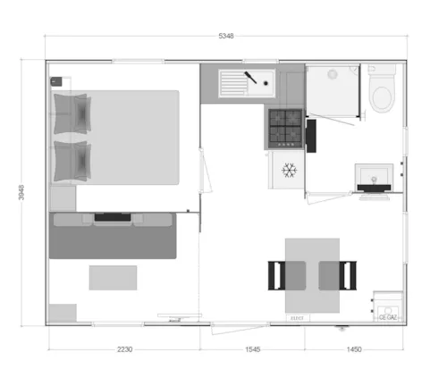 Accommodation - Mobile Home Duo - image n°7 - Camping de la Plage - Alpes, Vercors et Trièves