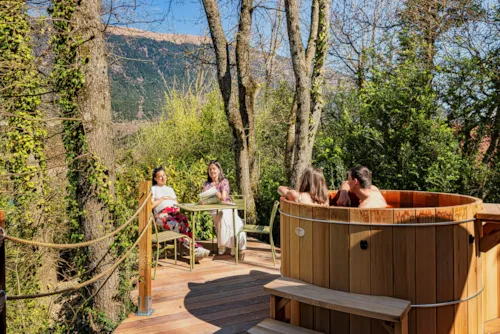 Location - Roulotte 'Escapade Holistique' & Bain Nordique - image n°4 - Camping de la Plage - Alpes, Vercors et Trièves