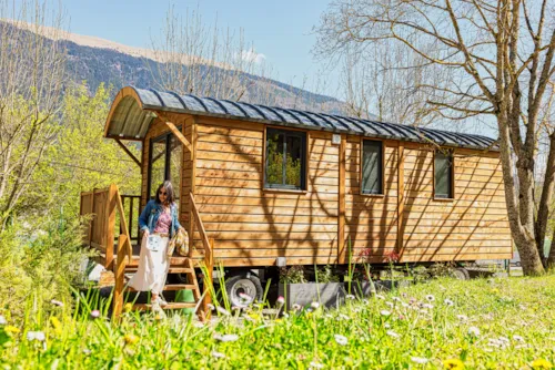 Accommodation - Bohemian Chic Caravan - image n°1 - Camping de la Plage - Alpes, Vercors et Trièves