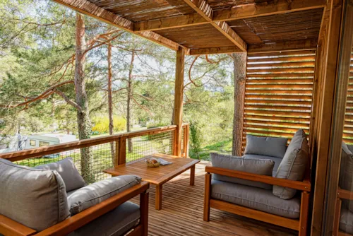 Accommodation - Chalet Prestige & Private Sauna - image n°3 - Camping de la Plage - Alpes, Vercors et Trièves