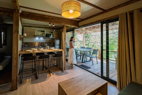Accommodation - Chalet Prestige & Private Sauna - image n°4 - Camping de la Plage - Alpes, Vercors et Trièves