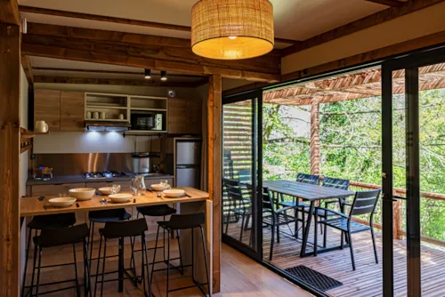 Accommodation - Chalet Prestige & Private Sauna - image n°5 - Camping de la Plage - Alpes, Vercors et Trièves