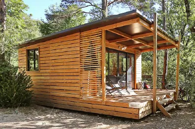 Accommodation - Chalet Premium Victoria - image n°1 - Camping de la Plage - Alpes, Vercors et Trièves