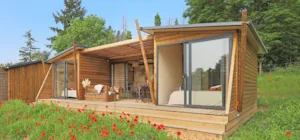 Locatif - Chalet écrin confidentiel & Jacuzzi Privatif - Camping de la Plage - Alpes, Vercors et Trièves