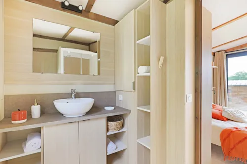 Location - Chalet Écrin Confidentiel & Jacuzzi Privatif - image n°5 - Camping de la Plage - Alpes, Vercors et Trièves