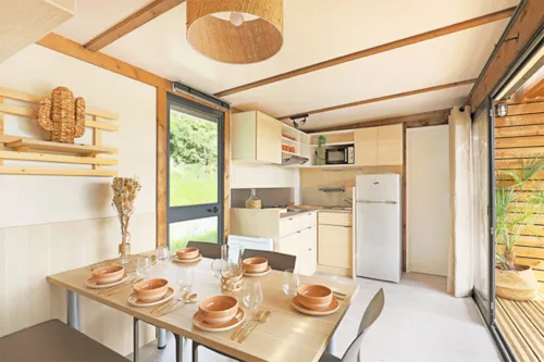 Location - Chalet Écrin Confidentiel & Jacuzzi Privatif - image n°6 - Camping de la Plage - Alpes, Vercors et Trièves