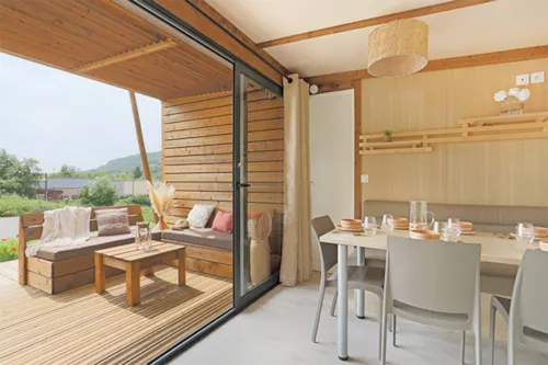 Location - Chalet Écrin Confidentiel & Jacuzzi Privatif - image n°7 - Camping de la Plage - Alpes, Vercors et Trièves