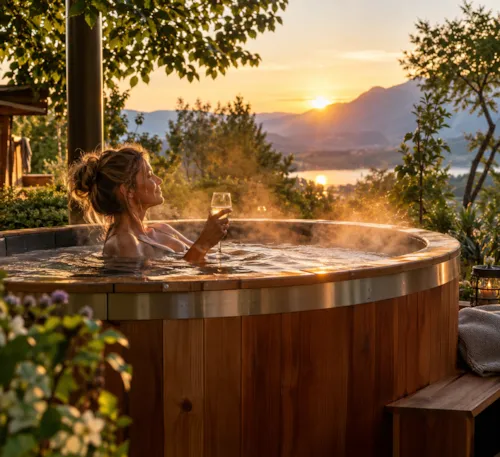 Location - Chalet Écrin Confidentiel & Jacuzzi Privatif - image n°2 - Camping de la Plage - Alpes, Vercors et Trièves