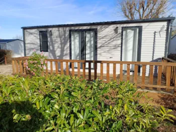 Mietunterkunft - Mobilheim O Hara 804 - 3 Zimmer - 2 Badezimmer - Terrasse - Camping - Base de Loisirs La Tuilerie