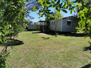 Mietunterkunft - Mobilheim Comfort - 32 M² - 3 Schlafzimmer - Tv - Clico Chic - Camping la Commanderie