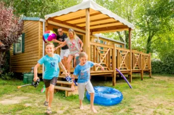 Mietunterkunft - Mobilheim Resort Top Presta - 29 M² - 3 Schlafzimmer - Clico Chic - Camping la Commanderie
