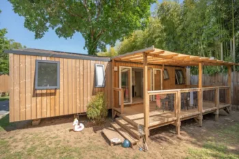 Mietunterkunft - Mobilheim Super Family Top Presta - 40 M² - 4 Schlafzimmer - 2 Badezimmer - Clico Chic - Camping la Commanderie