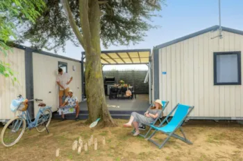 Mietunterkunft - Mobilheim Tribu Top Presta - 51 M² - 5 Schlafzimmer - 3 Badezimmer - Clico Chic - Camping la Commanderie