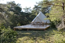 Accommodation - Tent Saharienne - Eco-camping du Larzac