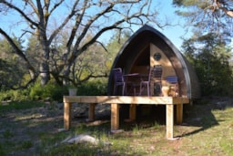 Accommodation - Comfort Hut Caselle - Eco-camping du Larzac