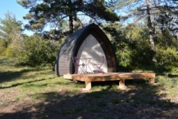 Accommodation - Duo Hut - Adonis - Eco-camping du Larzac