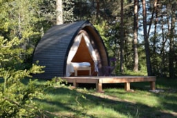 Accommodation - Duo Hut - Dourbie - Eco-camping du Larzac