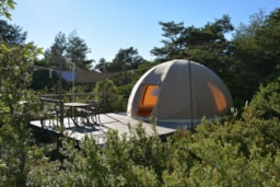 Accommodation - Dome Berbère - Eco-camping du Larzac