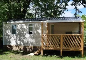 Mietunterkunft - Mobilheim Abrivado 25M² - 2 Zimmer + Klimaanlage+Tv - Camping Le Mas de l'Isle