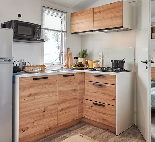 Mobilhome Premium 3 Chambres - 32M2 - Avec Clim + Wifi Offert + Tv - Terrasse Couverte De 16M2