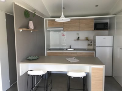 R- Air-conditioned 2-bedroom Adriatic mobile home 32m² — 5