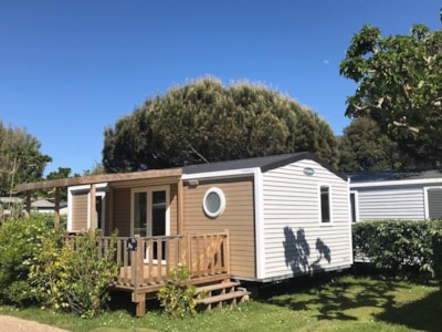 R- Air-conditioned 2-bedroom Adriatic mobile home 32m² — 2