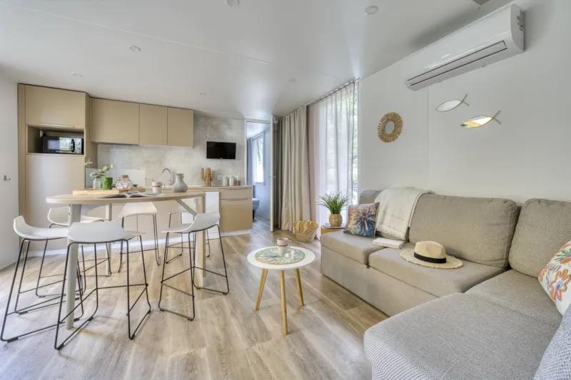 Mobilhome Méditerranée - 45M² - 2 Chambres - 2 Salles De Bain - Climatisé