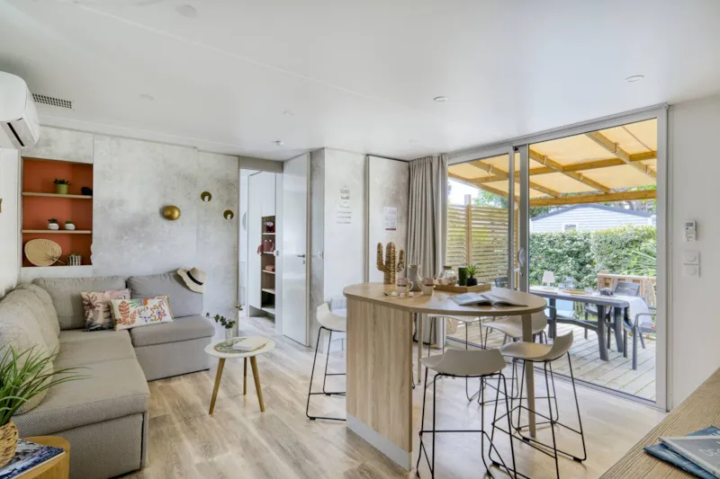 Mobilhome Méditerranée - 45M² - 2 Chambres - 2 Salles De Bain - Climatisé