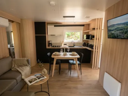 C- Mobil-Home Méditerranée Confort Climatisé Spa 3 Chambres