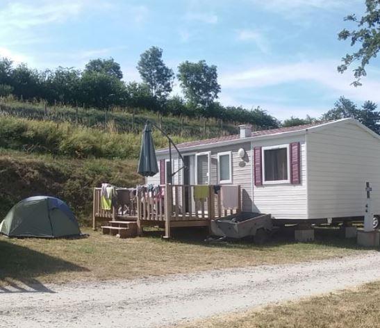 Location - Mobil Home Trigano Evolution Ou Sun Roller - 3 Chambres - Camping La Cigale de l'Allier