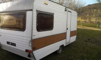 Location - Caravane "Vintage" - Camping La Cigale de L'Allier