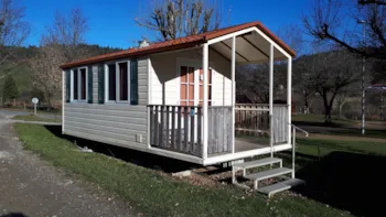 Location - Mobil Home Shelbox - 1 Chambre - Camping La Cigale de L'Allier