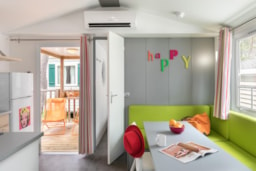 Alojamiento - Cottage Pop Art Confort 32 M² - 3 Habitaciones - Climatización - Terraza Semi-Cubierta - Camping  Holiday Green