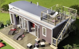 Mietunterkunft - Cottage Summer Suite Prestige - 2 Zimmer - Klimaanlage, Tv - Camping  Holiday Green