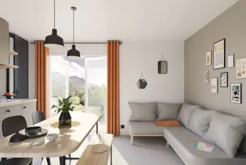 Mietunterkunft - Cottage Prestige „Tie Break“ 33 M² - 3 Schlafzimmer + Klimaanlage + Tv + Bettwäsche - Camping  Holiday Green