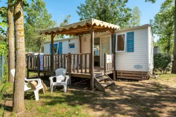 Mietunterkunft - Mobilheim Comfort - 30 M²- 2 Zimmer - Hochterrasse - Homair - Camping La Marine