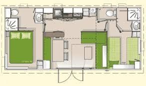 Mobile home Roseau 2 bedrooms with 2 bathrooms
