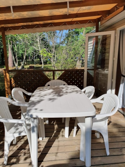 Mobil-home Chêne+ - 2 bedrooms with dishwasher and television