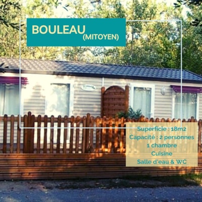 Mobile home Bouleau 1 bedroom