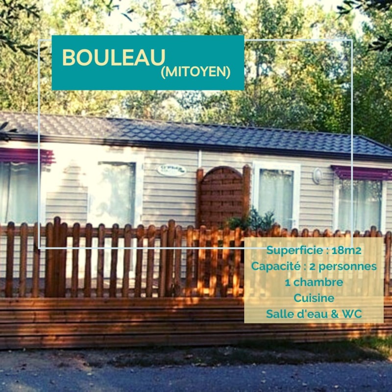 Mobilhome Bouleau 1 camere