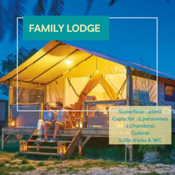 Huuraccommodatie(s) - Family Lodge - Camping Le Chêne du Lac