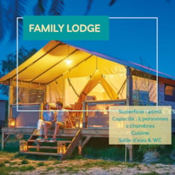 Huuraccommodatie(s) - Family Lodge - Camping Le Chêne du Lac
