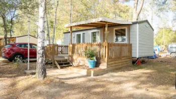 Huuraccommodatie(s) - Stacaravan Chêne+ - 2 Slaapkamers Met Vaatwasser En Televisie - Camping Le Chêne du Lac