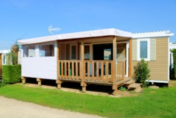 Huuraccommodatie(s) - Stacaravan Xl 3 Slaapkamers - Camping Le Lagon de la Prée