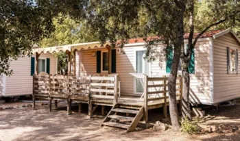 Mietunterkunft - Classic Xl | 34M² | 3 Schlafzimmer | Hochterrasse - - Camping Marvilla Parks - Les Lacs du Verdon