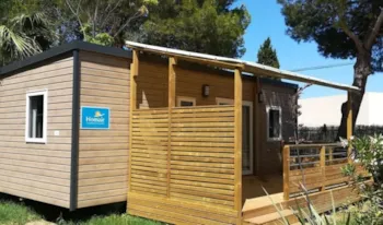 Mietunterkunft - Premium Exclusive | 31M² | Klimaanlage + Tv | 3 Schlafzimmer | Lounge Terrasse - - Camping Marvilla Parks - Les Lacs du Verdon