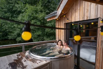 Mietunterkunft - Reit- Und Cocooning-Aufenthalt In Einer Hütte Mit Nordischem Bad – Alle Niveaus Von 6 Bis 99 Jahren - LieuDieu, Domaine de Campagne