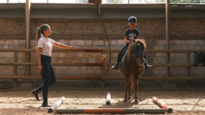 Pony course (6-9 yrs) - Full week - Beginner to Galop 2 -